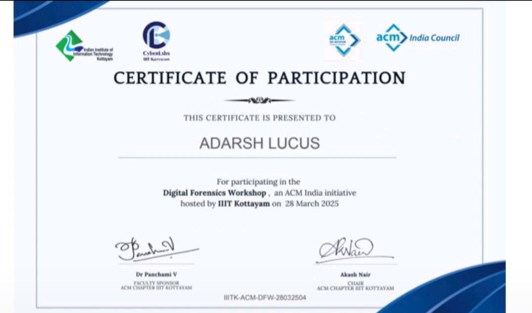 Digital Forensic Workshop